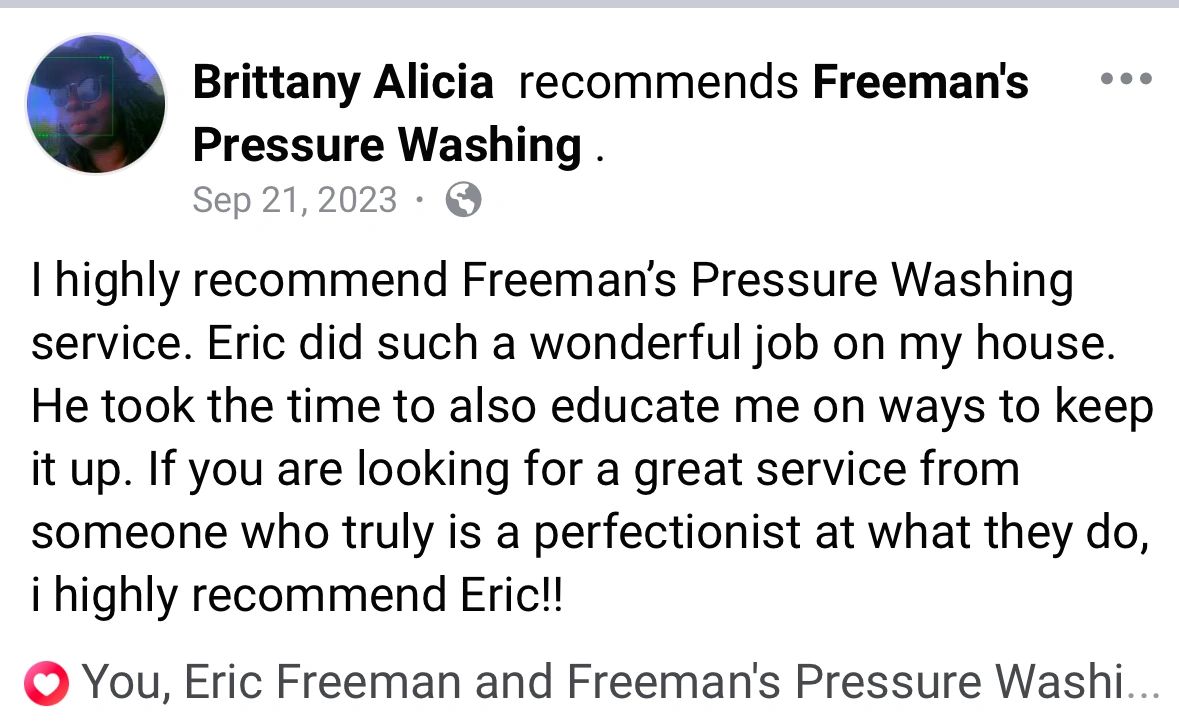 Freemans Pressure Washing project photo 7